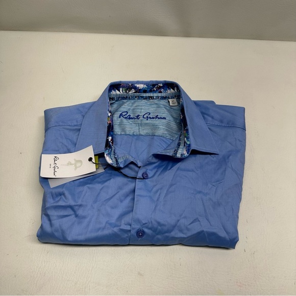 Robert Graham Blue Men's Shirt size XL NWT buttons down - Picture 9 of 9